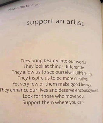 support artist, how can you support artists, artist, life of artist, donation,charity, love 
